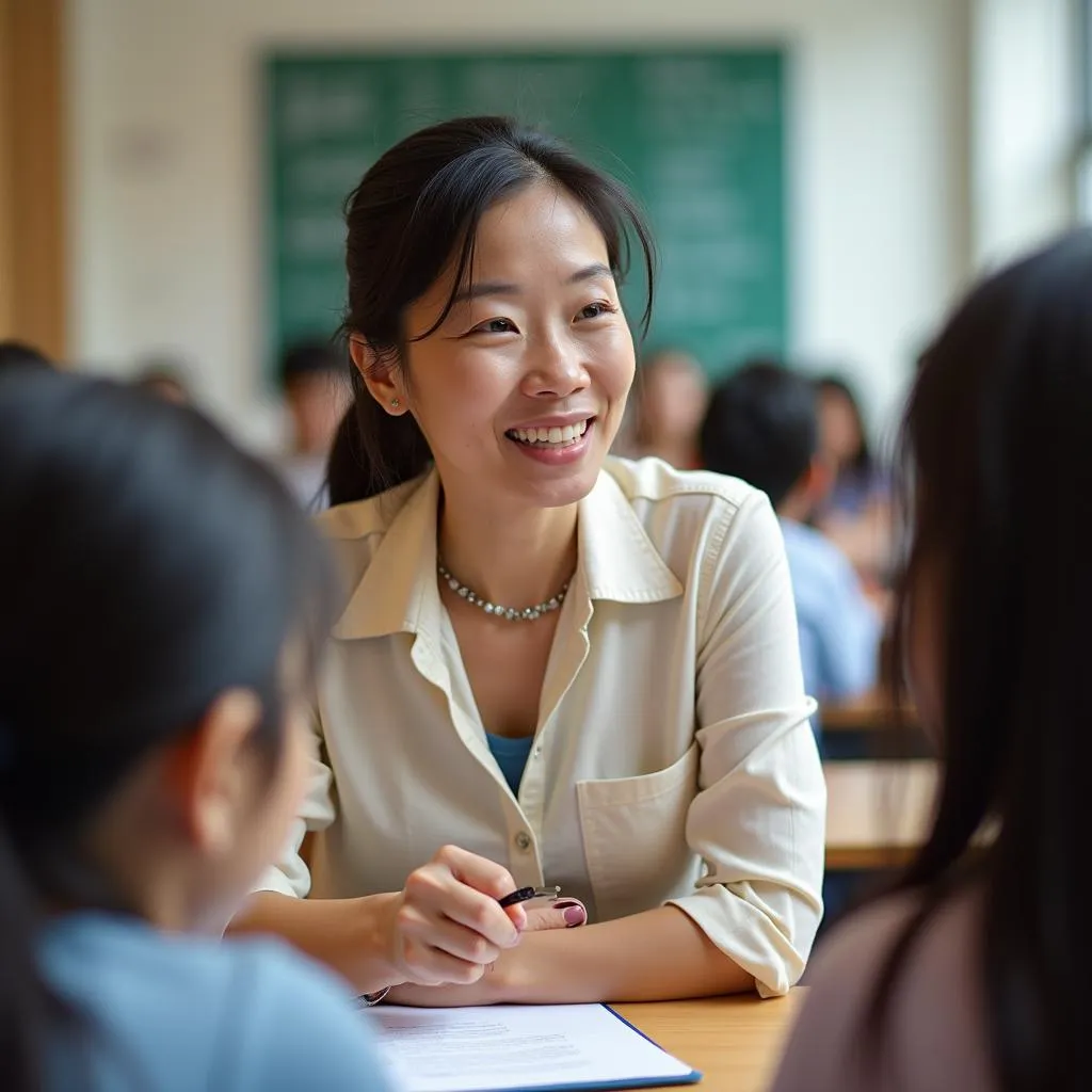 Hình ảnh Bùi Minh Nga - Nhà giáo tận tâm