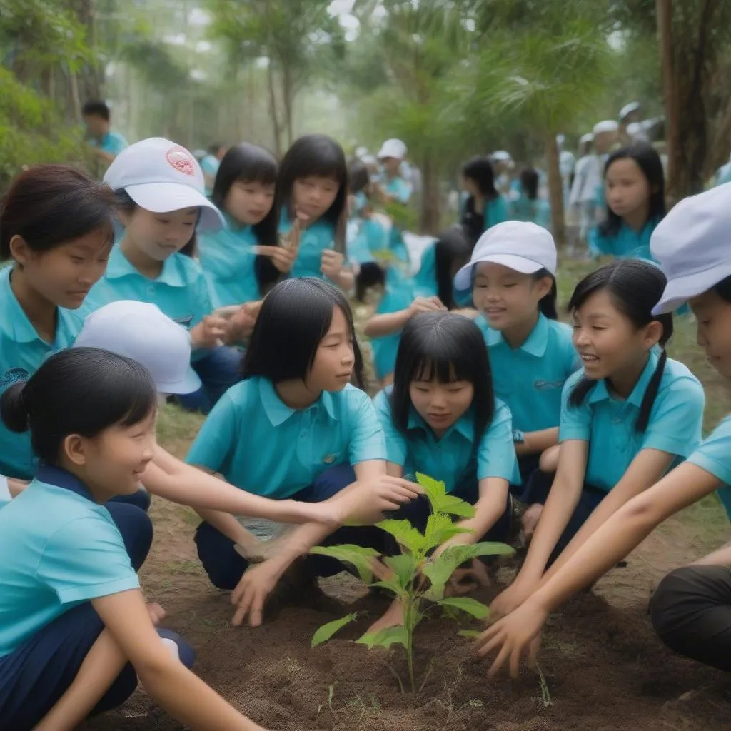 Giáo dục lao động cho học sinh tiểu học tại nhà trường