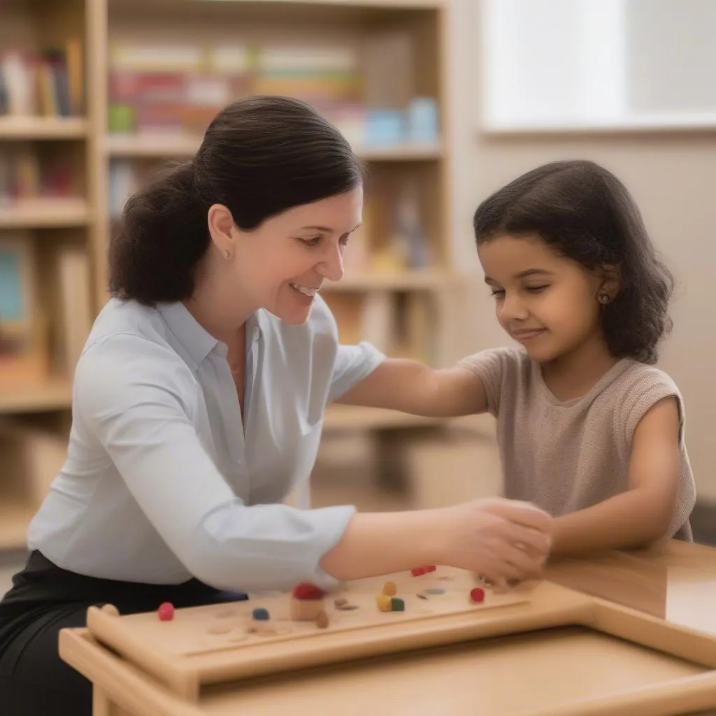 Giáo Viên Hướng Dẫn Montessori