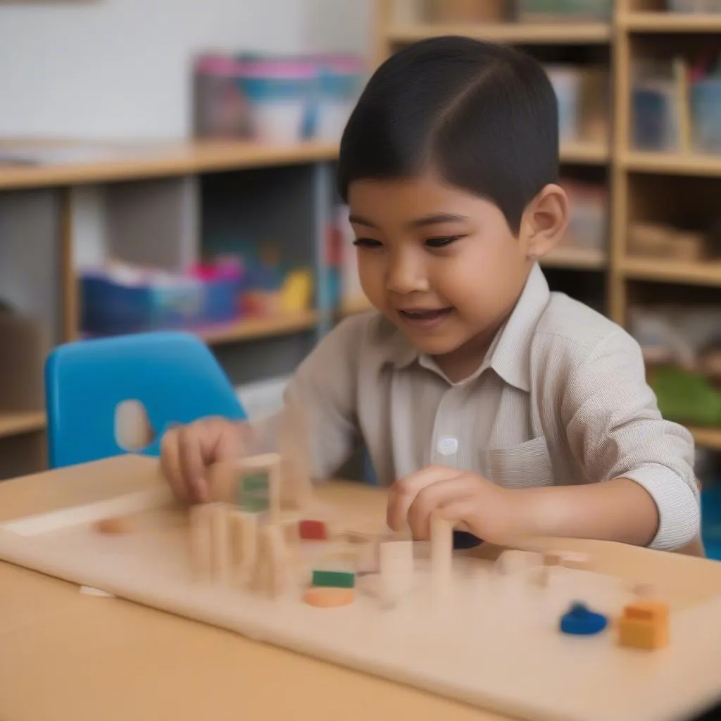 Trẻ Em Học Tập Montessori