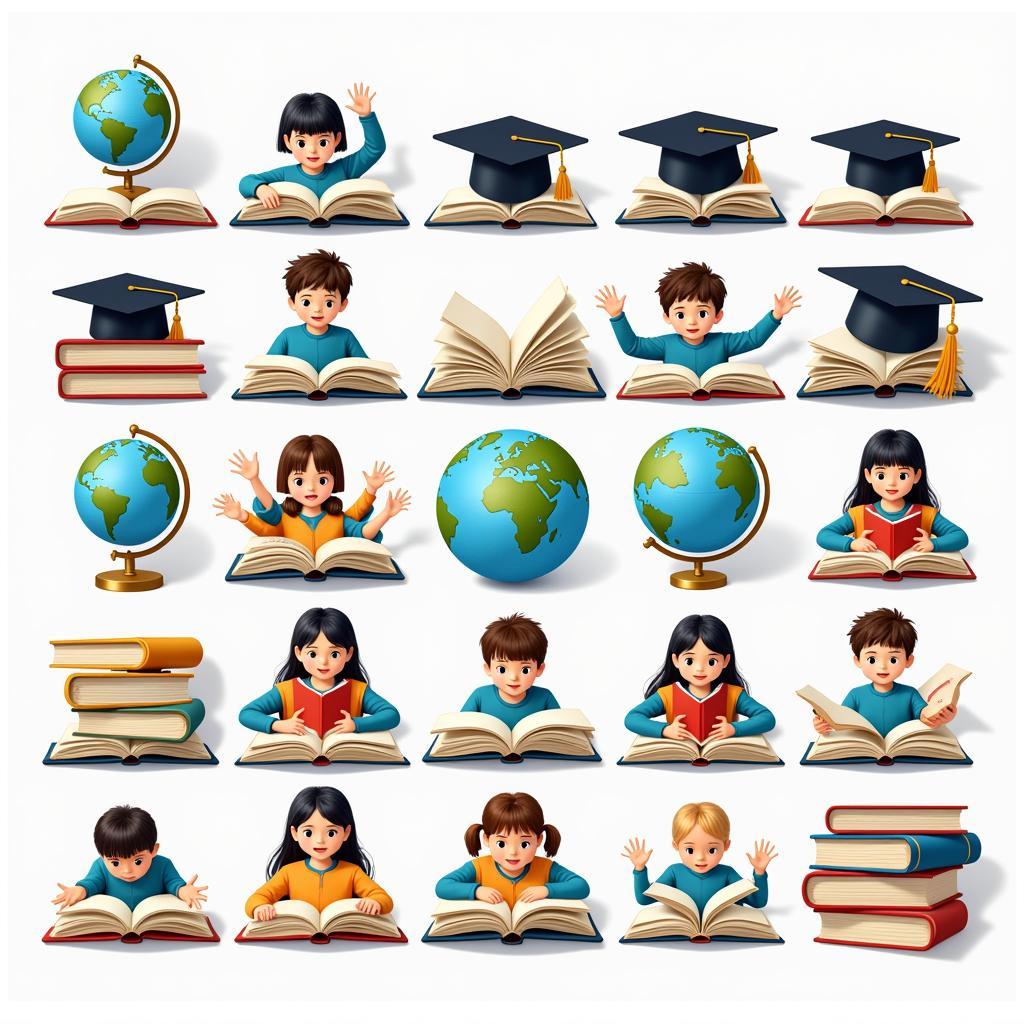 Global education symbols