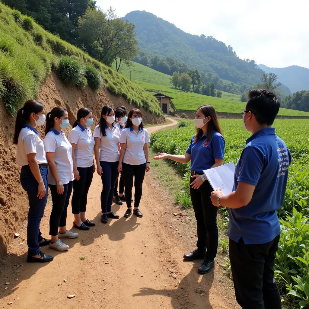 Công đoàn Sở Giáo dục Kiên Giang thăm hỏi giáo viên vùng sâu