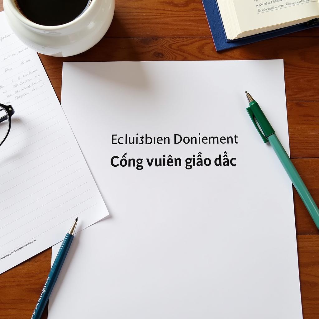 Công văn giáo dục