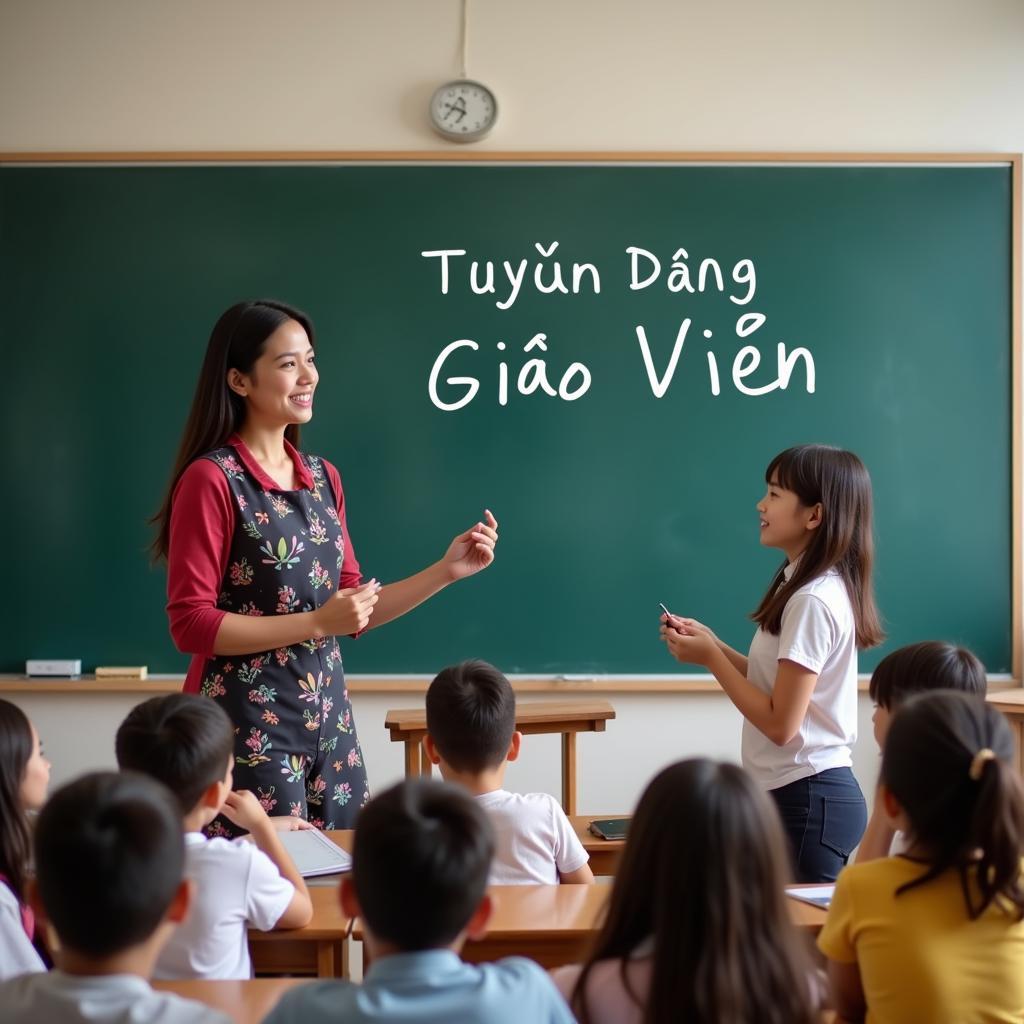 Tuyển dụng giáo viên