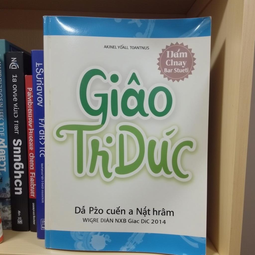 Giáo trình Giáo dục chính trị NXB Giáo Dục 2014 trên kệ sách.