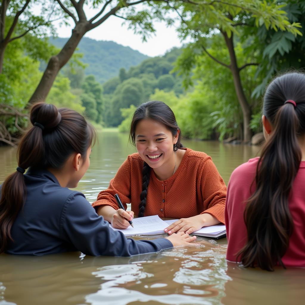 Giáo viên Cà Mau vượt khó trồng người