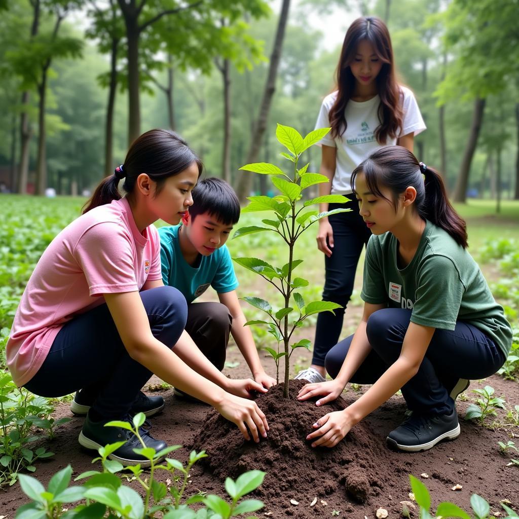 hoạt động ngoại khóa của học sinh