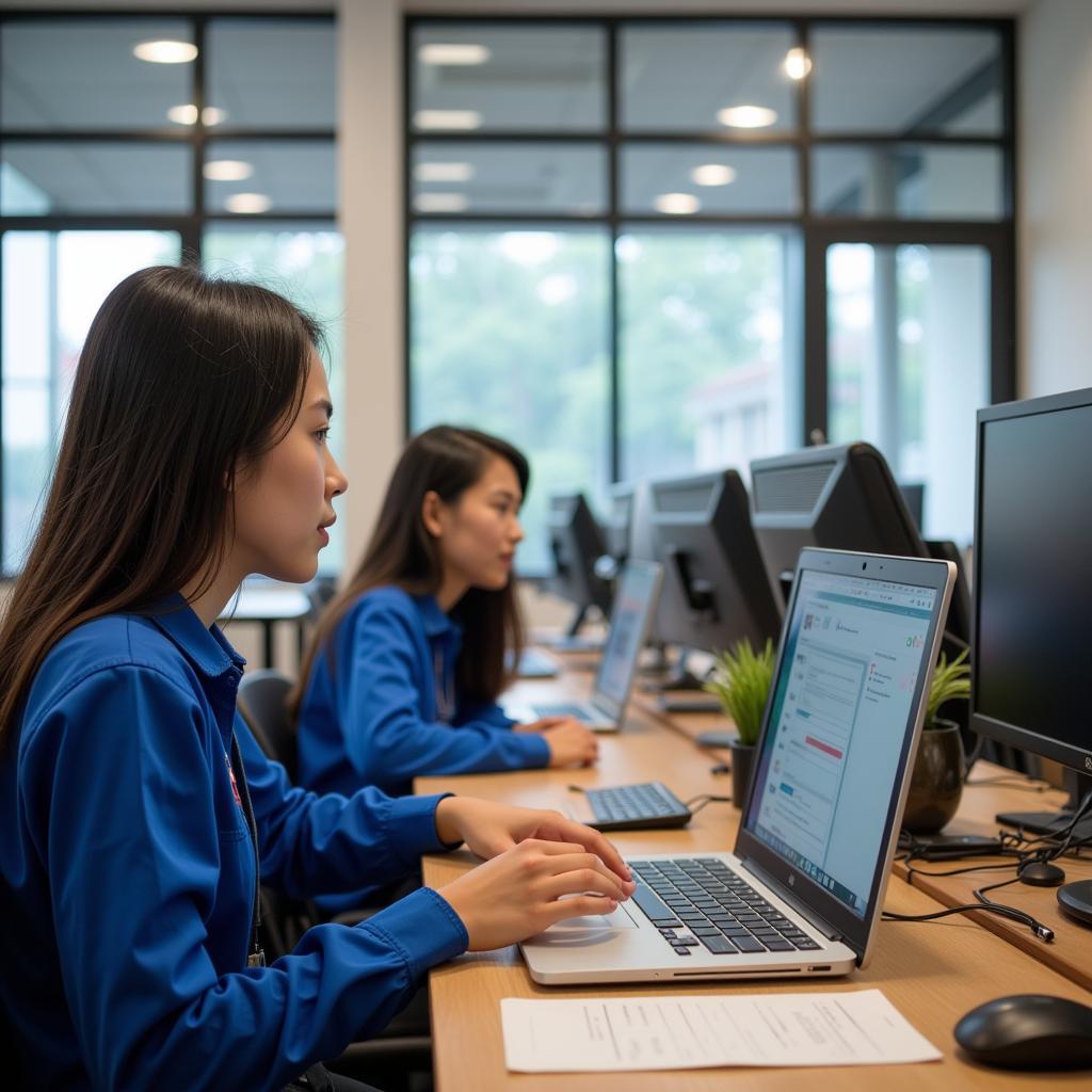 Vietnamese students in the technology era