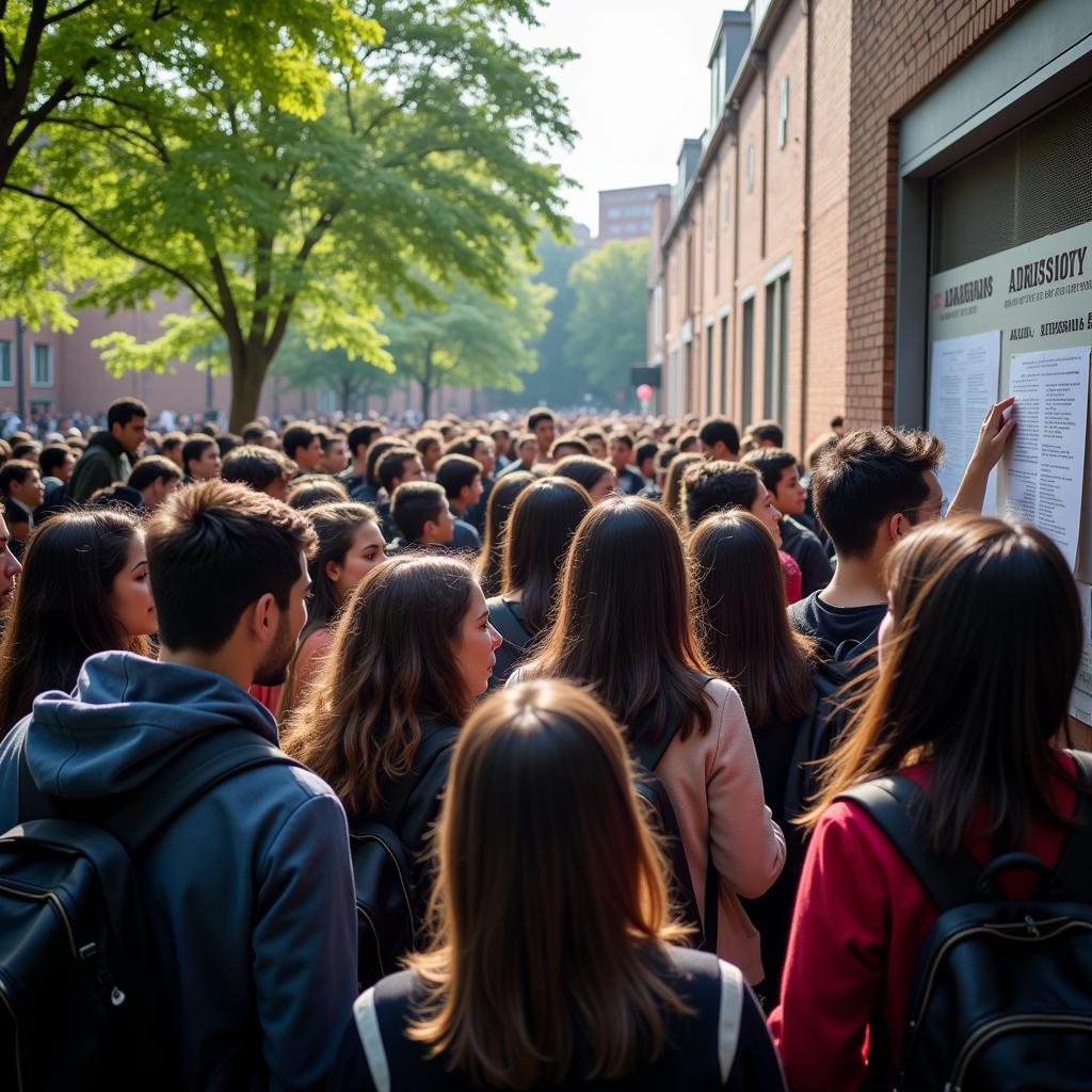 Thí sinh tra cứu điểm chuẩn đại học