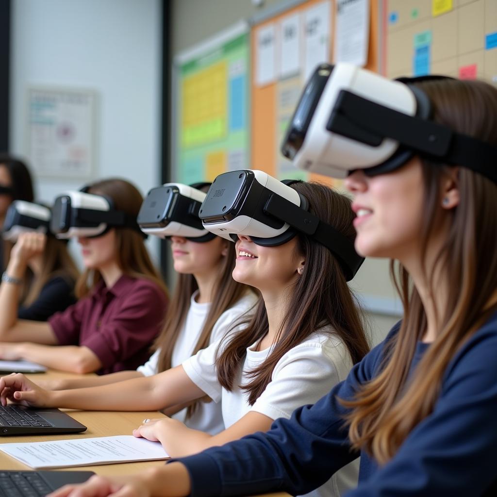 Virtual Reality Experience in Classroom