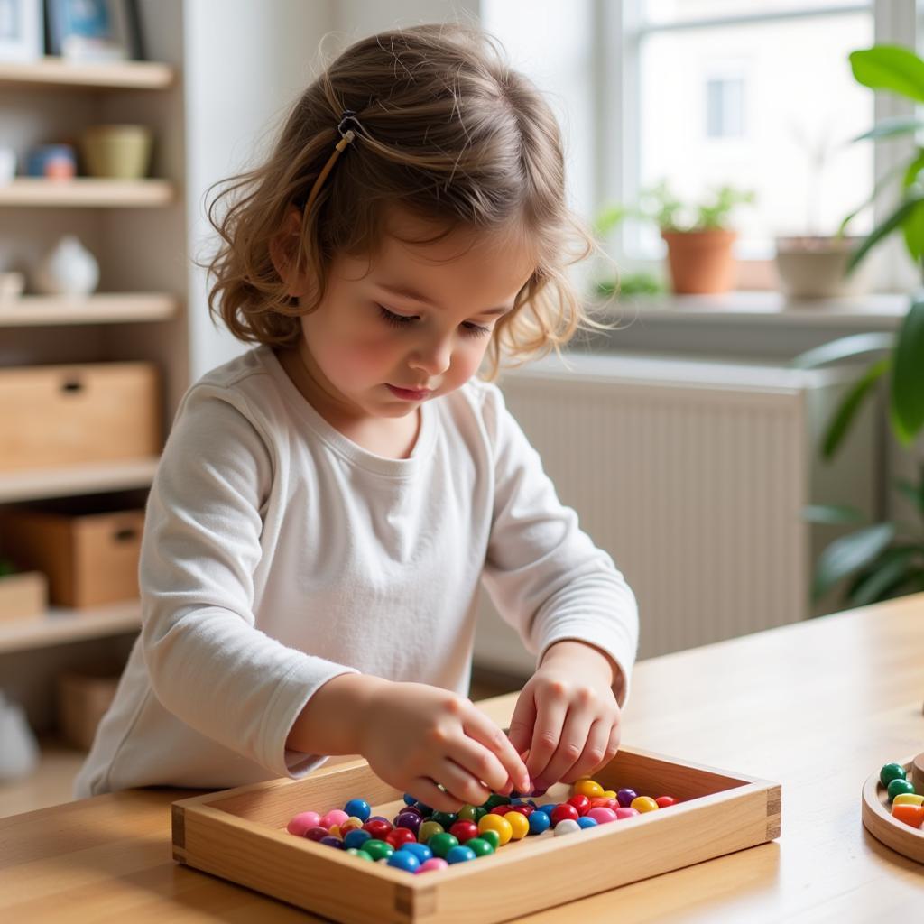 Áp dụng giáo dục thẩm mỹ Montessori tại nhà