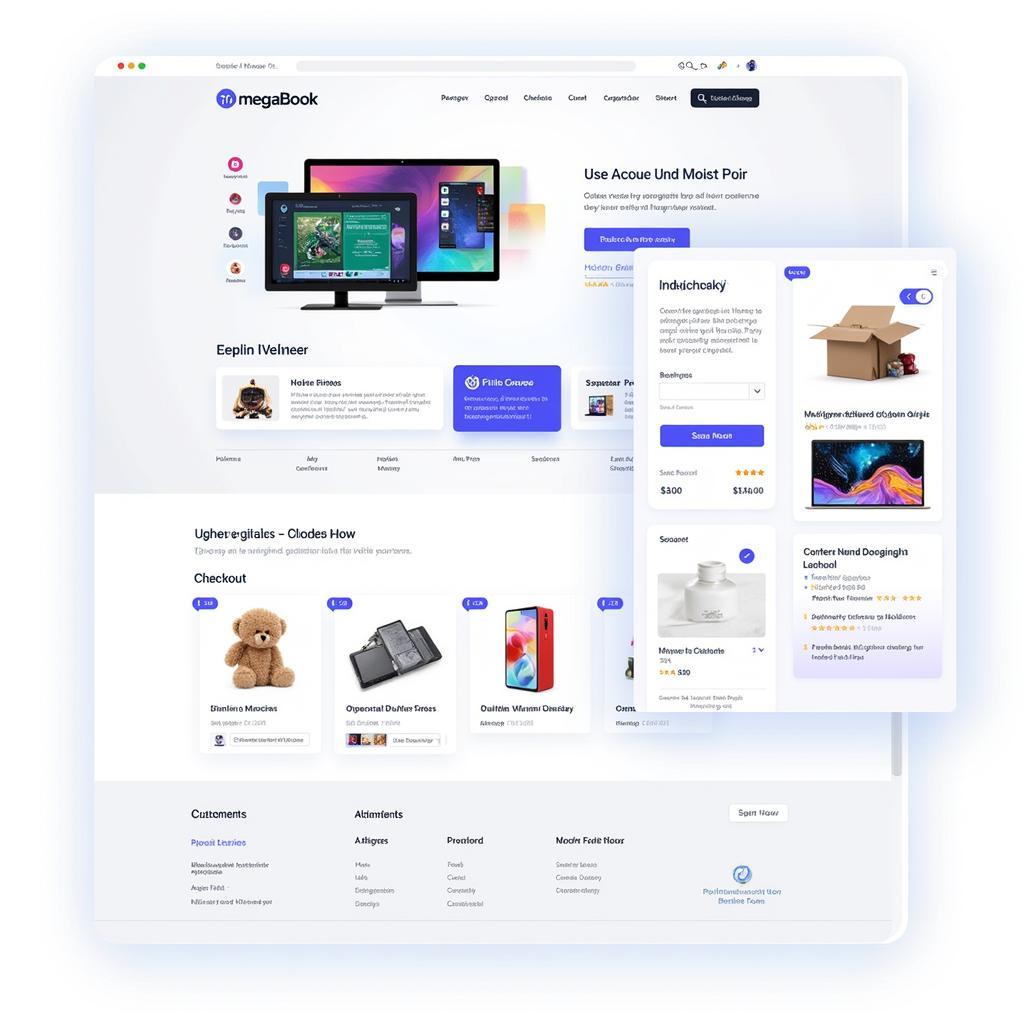 MegaBook: Giao Diện Website Thân Thiện