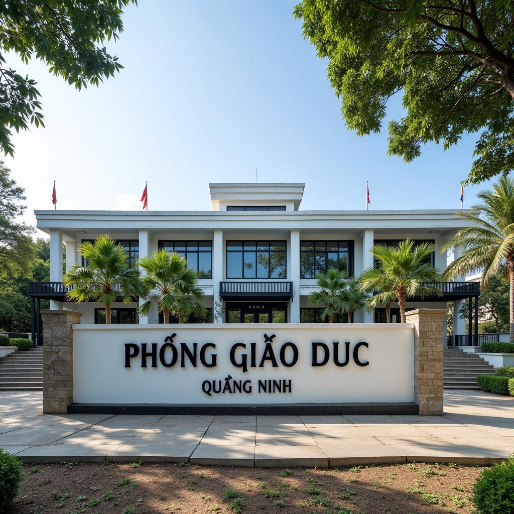 Tòa nhà Phòng Giáo Dục Quảng Ninh