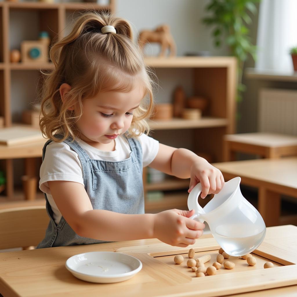 Phương pháp Montessori khuyến khích sự tự lập