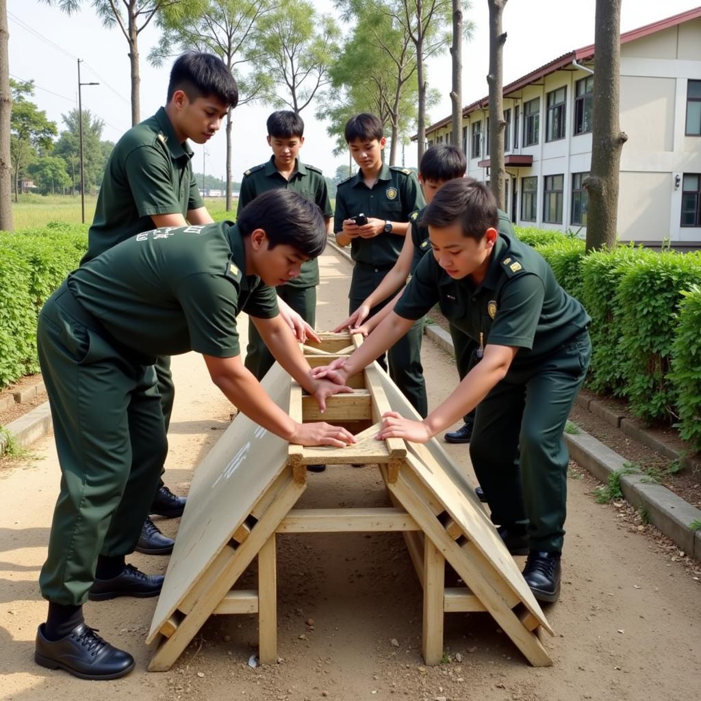 Sinh Viên Học Quốc Phòng tại TPHCM