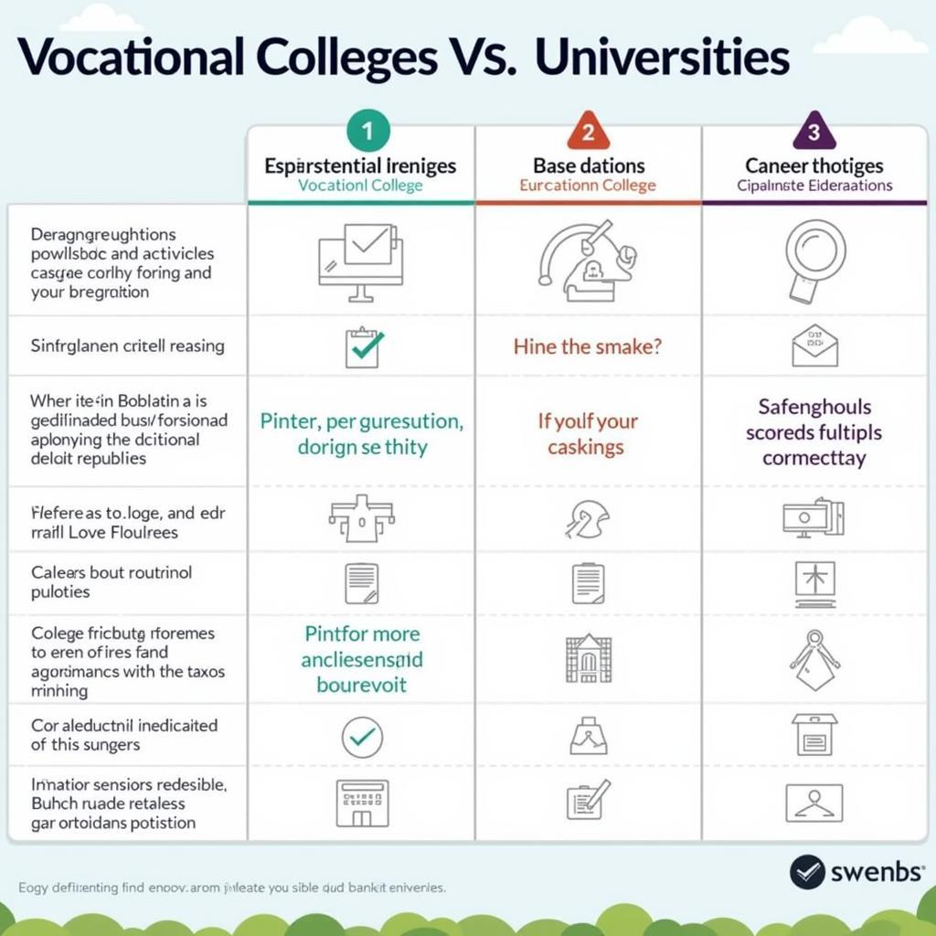 Sự khác biệt giữa cao đẳng nghề và đại học