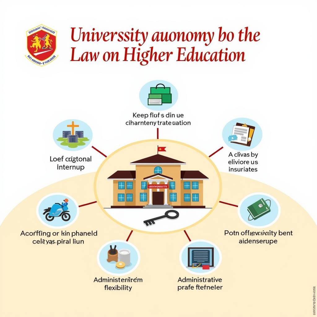 Minh họa tự chủ đại học theo Luật Giáo dục Đại học sửa đổi 2018